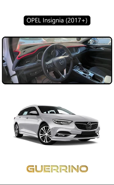 Guerrino  OPEL Insignia (2017 + )TORPİDO KORUMA HALISI SİYAH KENAR ürün görseli