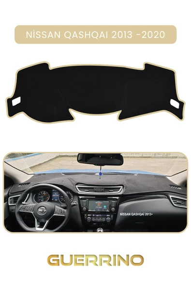 Guerrino  NİSSAN QASHQAI 2013 -2020TORPİDO KORUMA HALISI BEJ KENAR ürün görseli