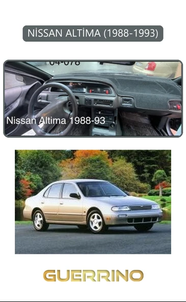 Guerrino  NİSSAN ALTİMA 1988-1993TORPİDO KORUMA HALISI GRİ KENAR ürün görseli
