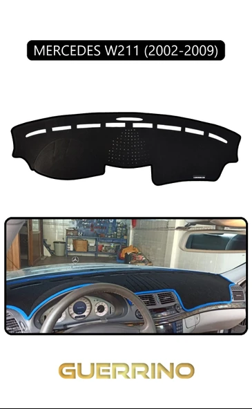 Guerrino  MERCEDES W211 2002-2009TORPİDO KORUMA HALISI SİYAH KENAR ürün görseli