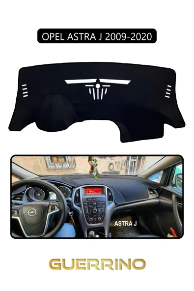Guerrino  OPEL Astra J (2009-2020)TORPİDO KORUMA HALISI SİYAH KENAR ürün görseli