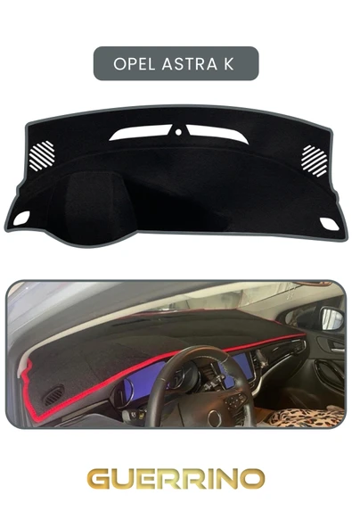 Guerrino  OPEL Astra K TORPİDO KORUMA HALISI GRİ KENAR ürün görseli