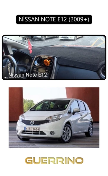 Guerrino  NİSSAN NOTE E12 2009+TORPİDO KORUMA HALISI SİYAH KENAR ürün görseli