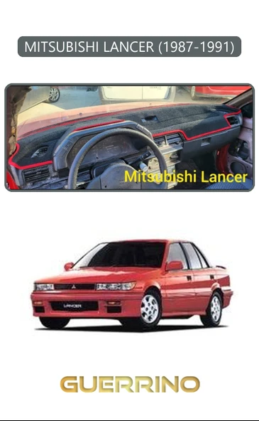 Guerrino  MITSUBISHI LANCER 1987-1991TORPİDO KORUMA HALISI GRİ KENAR ürün görseli