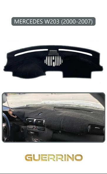 Guerrino  MERCEDES W203 2000-2007TORPİDO KORUMA HALISI GRİ KENAR ürün görseli