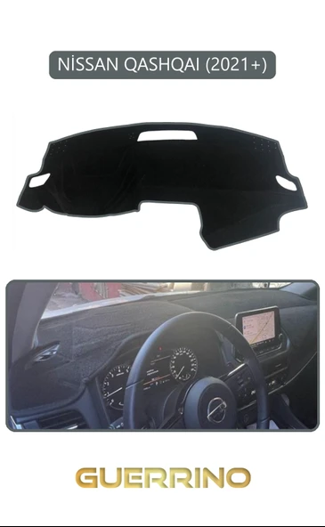 Guerrino  NİSSAN QASHQAI 2021 +TORPİDO KORUMA HALISI GRİ KENAR ürün görseli