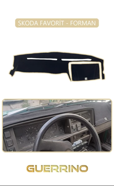 Guerrino  SKODA FAVORİT - FORMANTORPİDO KORUMA HALISI BEJ KENAR ürün görseli