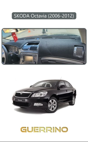 Guerrino  SKODA Octavia (2009-2012)TORPİDO KORUMA HALISI GRİ KENAR ürün görseli