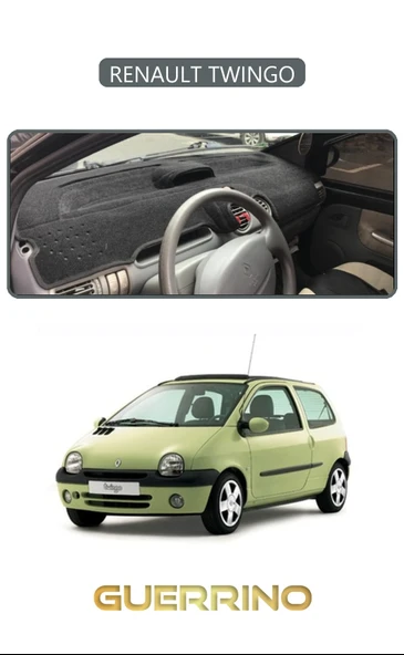 Guerrino  RENAULT TWINGOTORPİDO KORUMA HALISI GRİ KENAR ürün görseli