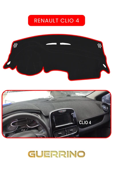 Guerrino  RENAULT Clio 4TORPİDO KORUMA HALISI KIRMIZI KENAR ürün görseli
