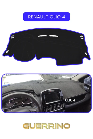 Guerrino  RENAULT Clio 4TORPİDO KORUMA HALISI MAVİ KENAR ürün görseli