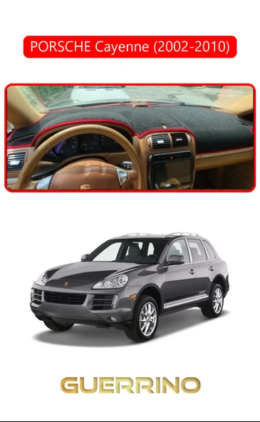 Guerrino  PORSCHE Cayenne (2002-2010) - (955 / 957; )TORPİDO KORUMA HALISI KIRMIZI KENAR ürün görseli