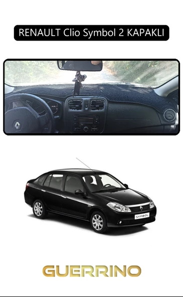 Guerrino  RENAULT Clio Symbol 2 KAPAKLITORPİDO KORUMA HALISI SİYAH KENAR ürün görseli