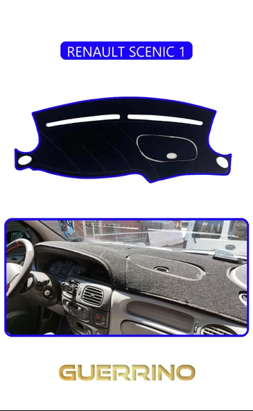 Guerrino  RENAULT SCENIC 1TORPİDO KORUMA HALISI MAVİ KENAR ürün görseli