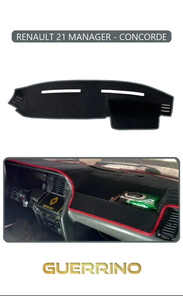 Guerrino  RENAULT 21 MANAGER - CONCORDETORPİDO KORUMA HALISI GRİ KENAR ürün görseli