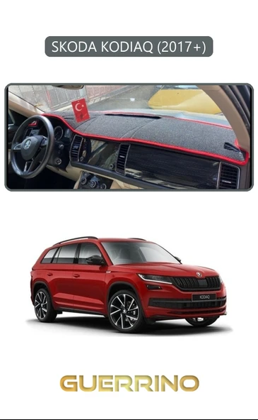 Guerrino  SKODA KODIAQ 2017 +TORPİDO KORUMA HALISI GRİ KENAR ürün görseli