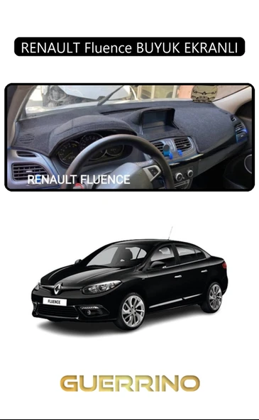 Guerrino  RENAULT Fluence BUYUK EKRANLITORPİDO KORUMA HALISI SİYAH KENAR ürün görseli