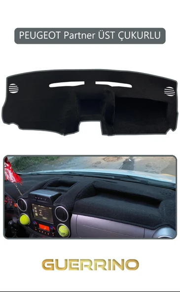 Guerrino  PEUGEOT Partner ÜST ÇUKURLUTORPİDO KORUMA HALISI GRİ KENAR ürün görseli