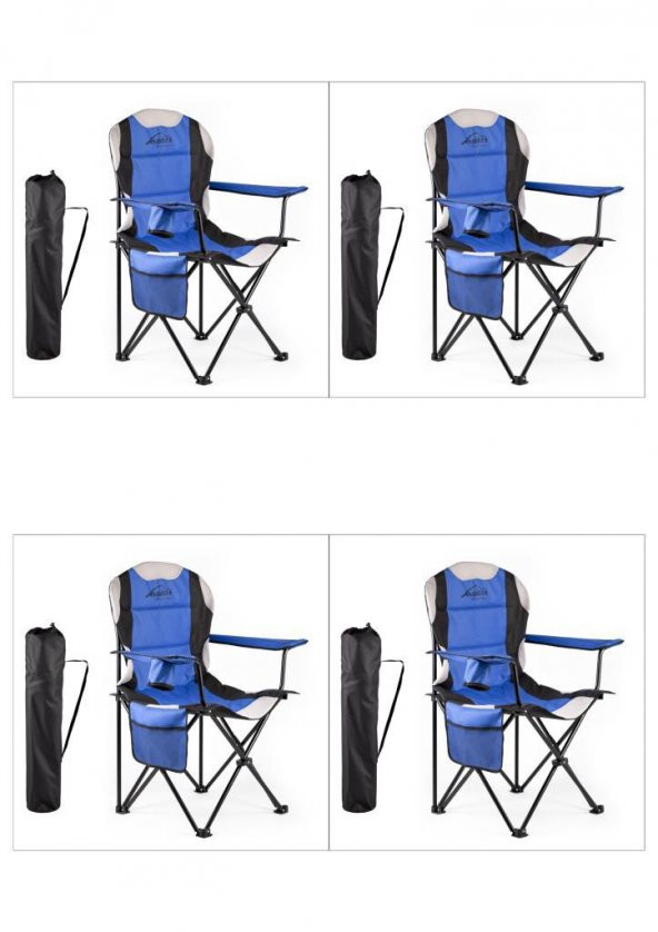 Sportlife Evolite Nature Katlanabilir Kamp Koltuğu 4li Set