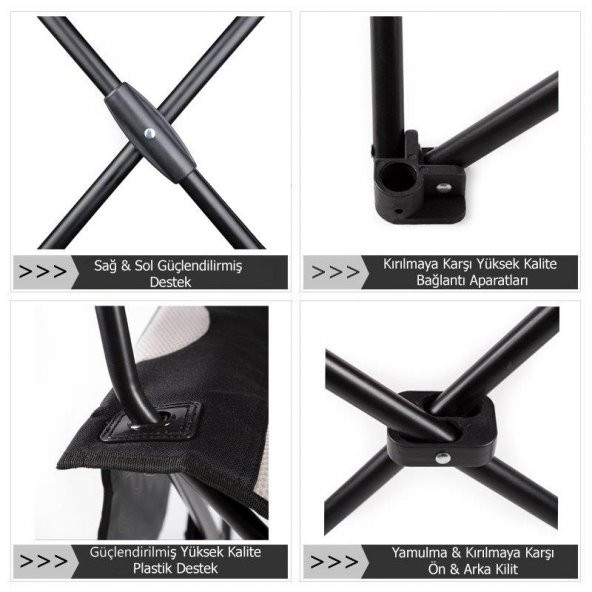 Sportlife Evolite Nature Katlanabilir Kamp Koltuğu 4li Set - 2