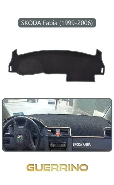 Guerrino  SKODA Fabia (1999-2006)TORPİDO KORUMA HALISI GRİ KENAR ürün görseli