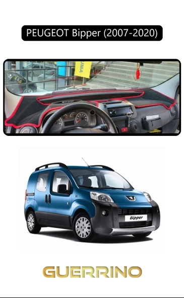 Guerrino  PEUGEOT Bipper (2007-2020)TORPİDO KORUMA HALISI SİYAH KENAR ürün görseli
