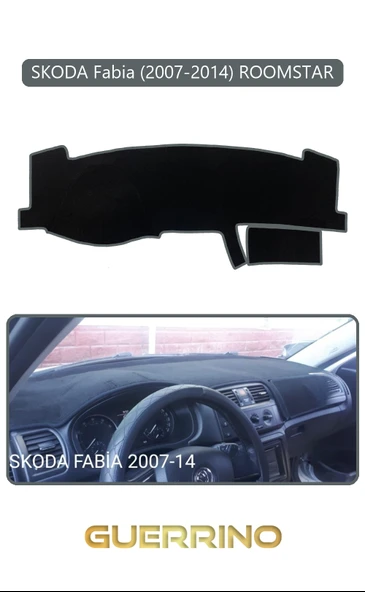 Guerrino  SKODA Fabia (2007-2014) ROOMSTARTORPİDO KORUMA HALISI GRİ KENAR ürün görseli