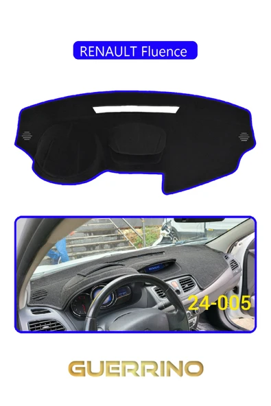 Guerrino  RENAULT Fluence TORPİDO KORUMA HALISI MAVİ KENAR - 1