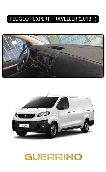 Guerrino  PEUGEOT EXPERT TRAVELLER 2018+TORPİDO KORUMA HALISI SİYAH KENAR ürün görseli
