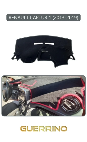 Guerrino  RENAULT CAPTUR 1 (2013-2019)TORPİDO KORUMA HALISI GRİ KENAR ürün görseli