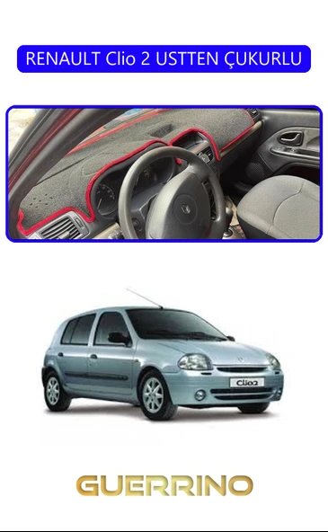Guerrino  RENAULT Clio 2 USTTEN ÇUKURLUTORPİDO KORUMA HALISI MAVİ KENAR ürün görseli