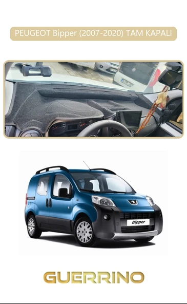 Guerrino  PEUGEOT Bipper (2007-2020) TAM KAPALITORPİDO KORUMA HALISI BEJ KENAR ürün görseli