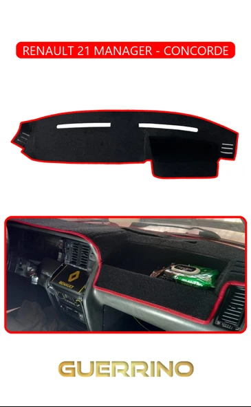 Guerrino  RENAULT 21 MANAGER - CONCORDETORPİDO KORUMA HALISI KIRMIZI KENAR ürün görseli