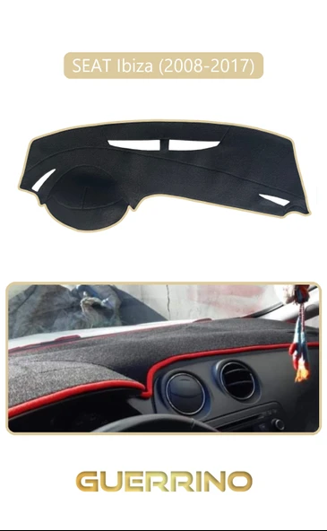 Guerrino  SEAT Ibiza (2008-2017)TORPİDO KORUMA HALISI BEJ KENAR ürün görseli
