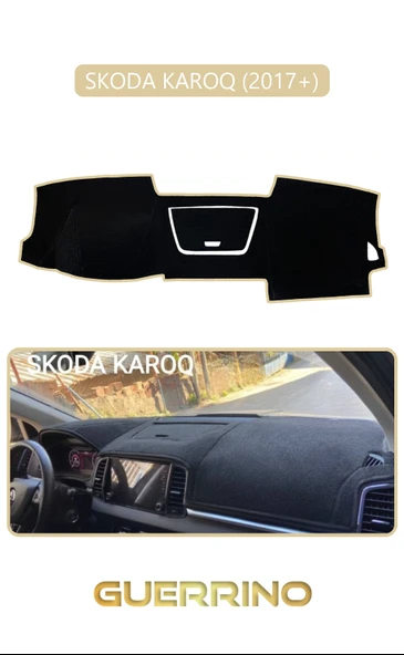 Guerrino  SKODA KAROQ 2017+TORPİDO KORUMA HALISI BEJ KENAR ürün görseli