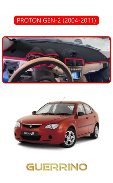 Guerrino  PROTON GEN-2 (2004-2011)TORPİDO KORUMA HALISI KIRMIZI KENAR ürün görseli