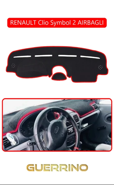 Guerrino  RENAULT Clio Symbol 2 AIRBAGLITORPİDO KORUMA HALISI KIRMIZI KENAR ürün görseli