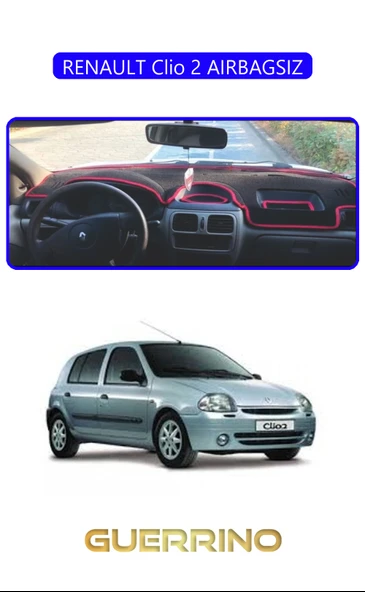 Guerrino  RENAULT Clio 2 AIRBAGSIZTORPİDO KORUMA HALISI MAVİ KENAR ürün görseli