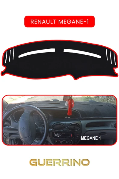 Guerrino  RENAULT Megane-1TORPİDO KORUMA HALISI KIRMIZI KENAR ürün görseli