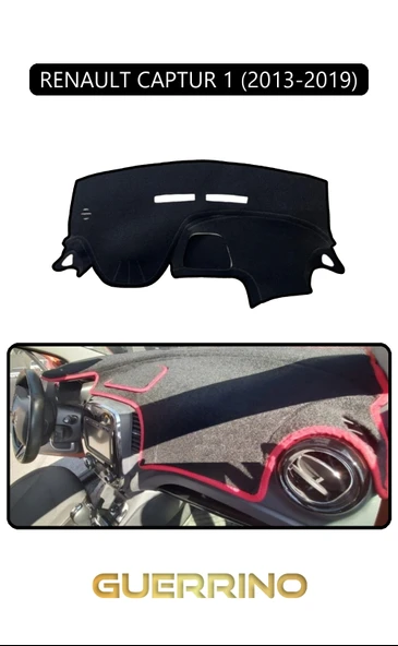 Guerrino  RENAULT CAPTUR 1 (2013-2019)TORPİDO KORUMA HALISI SİYAH KENAR ürün görseli