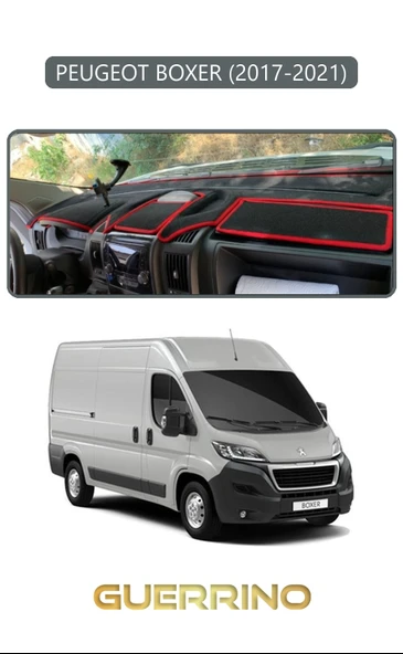 Guerrino  PEUGEOT BOXER 2017 - 2021TORPİDO KORUMA HALISI GRİ KENAR ürün görseli