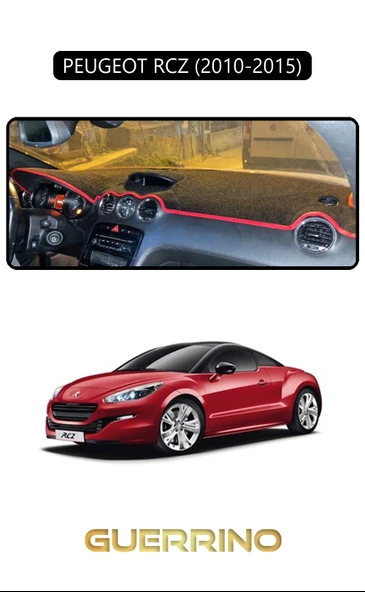 Guerrino  PEUGEOT RCZ 2010 - 2015TORPİDO KORUMA HALISI SİYAH KENAR ürün görseli