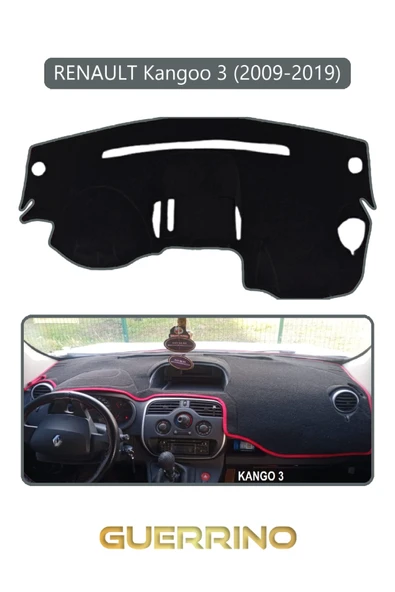 Guerrino  RENAULT Kangoo 3 (2007–now)TORPİDO KORUMA HALISI GRİ KENAR ürün görseli
