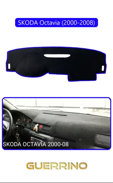 Guerrino  SKODA Octavia (2000-2008)TORPİDO KORUMA HALISI MAVİ KENAR ürün görseli