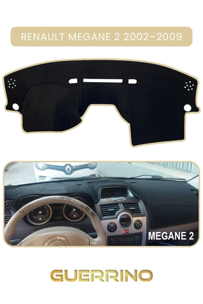Guerrino  RENAULT Megane 2 (2002–2009)TORPİDO KORUMA HALISI BEJ KENAR ürün görseli