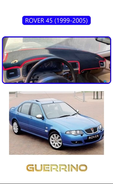Guerrino  ROVER 45 (1999-2005)TORPİDO KORUMA HALISI MAVİ KENAR ürün görseli