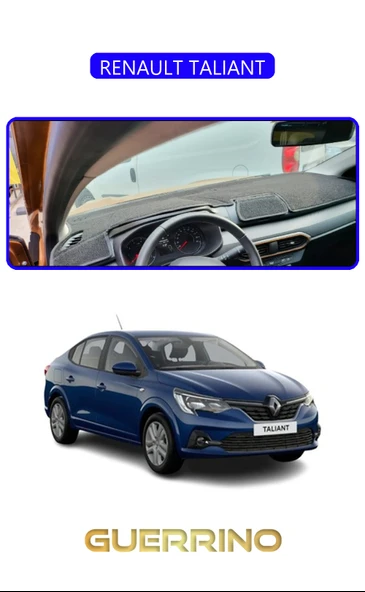 Guerrino  RENAULT TALIANTTORPİDO KORUMA HALISI MAVİ KENAR ürün görseli