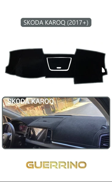 Guerrino  SKODA KAROQ 2017+TORPİDO KORUMA HALISI GRİ KENAR ürün görseli