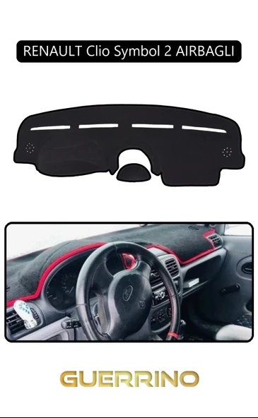 Guerrino  RENAULT Clio Symbol 2 AIRBAGLITORPİDO KORUMA HALISI SİYAH KENAR ürün görseli