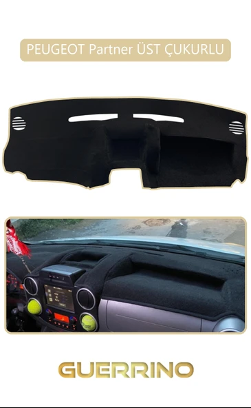 Guerrino  PEUGEOT Partner ÜST ÇUKURLUTORPİDO KORUMA HALISI BEJ KENAR ürün görseli
